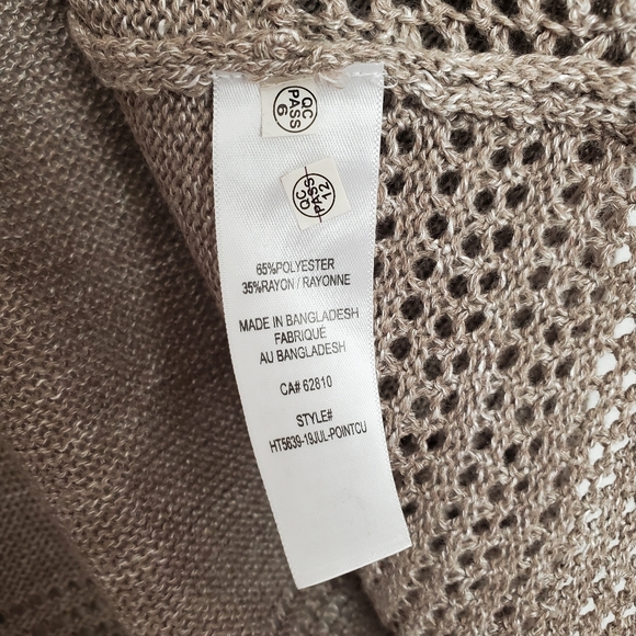 🆕️Knitted Taupe Cardigan Size XL - Picture 4 of 5